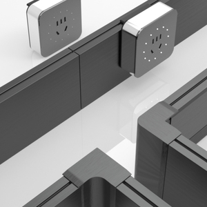 Wall Surface Mounted Smart Kitchen Office Rail Power Track <strong>System</strong> Socket Power Track Outlet With <strong>Type</strong> C USB Removable Adapter - Product Image 1