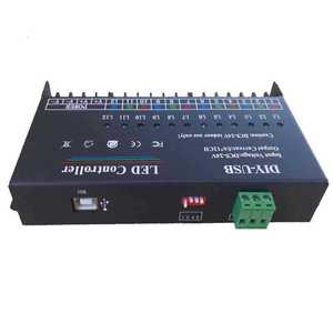 12CH DIY einzelne Farbe Streifen Pixel Modul Beleuchtung Dimmer Monochrom Bar Programmierung Controller DIY-USB LED-Controller DC5-24V
