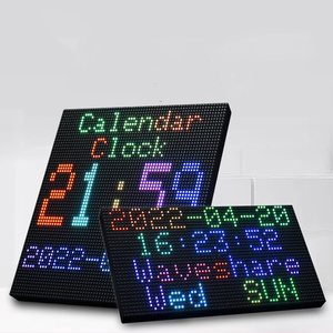 Punktmatrix-Display RGB Vollfarb-LED-Helligkeit einstellbar HUB75-Schnittstelle DIY-Bildschirm kann kaskadi ert werden - Product Image 2