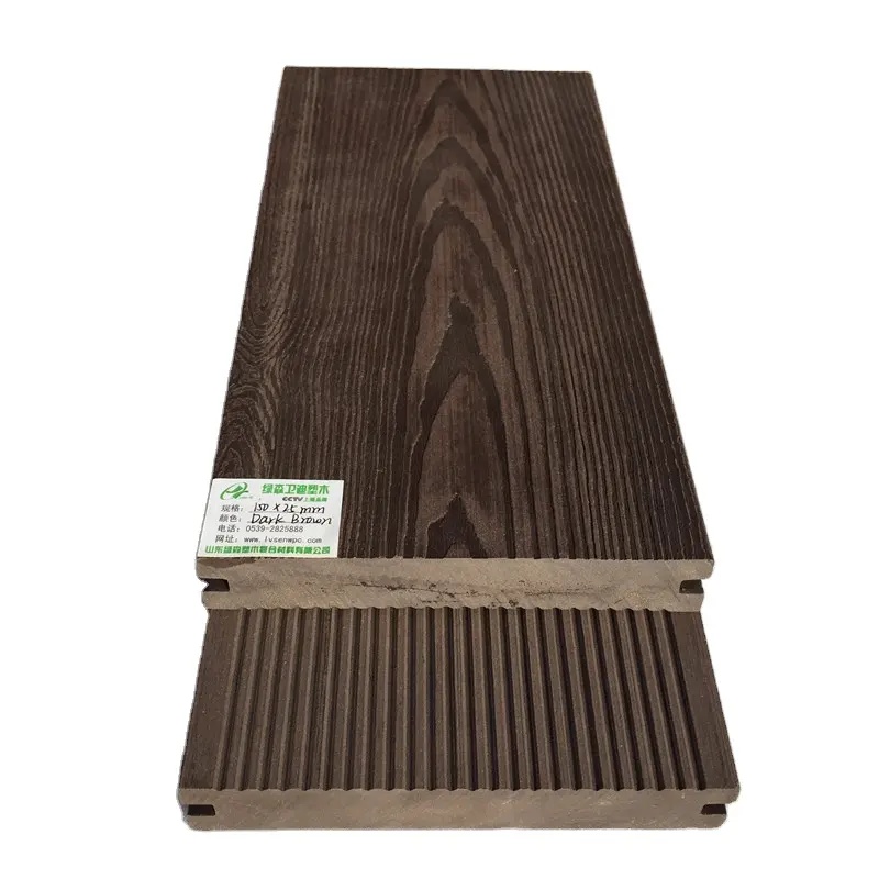 Cubierta de madera para suelo, cubierta de compuesto, cubierta de Wpc, Vietnam, buen precio