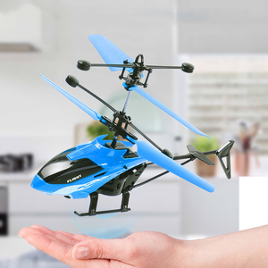 LONGXI Infrared Control Helicopter <strong>Rc</strong> Aeroplane Flight Controller air Plane Helicopter <strong>Rc</strong> Remote Control Blue Toy <strong>Kit</strong> - Product Image 6