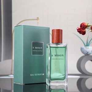 <strong>Deluxe</strong> New Design Square 30ml 50ml 100ml Empty Spray Perfume <strong>Oil</strong> Bottle Glass With Oem Lids - Product Image 4