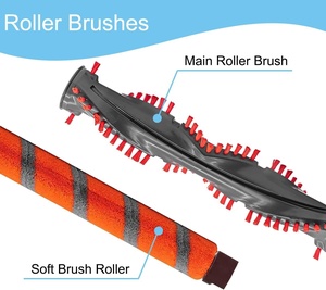 Soft Brush Roller Replacement Parts for Shark <strong>NV800</strong> NV800W NV801Q HV380 HV381 HV382 HV383 HV384Q UV380 Vacuum Cleaner