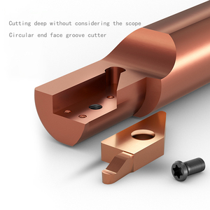 Hoanyore เครื่องตัดร่องใบหน้าแบบวงกลมพร้อมที่จับ CNC ขนาดเล็กเส้นผ่าศูนย์กลางความลึกของการตัดขนาดใหญ่ช่วงที่ไม่สนใจ - Product Image 1
