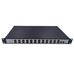 24-Port-Gigabit-Glasfaser-Ethernet-Switch mit SFP 2 Enterprise-Transceivern für TCP-Netzwerke - Product Image 1