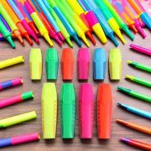 BEIFA 6 Set pennarello a punta a scalpello rapido a colori con prestazioni a 6 colori Set penne evidenziatrici disponibili in stile pastello - Product Image 2
