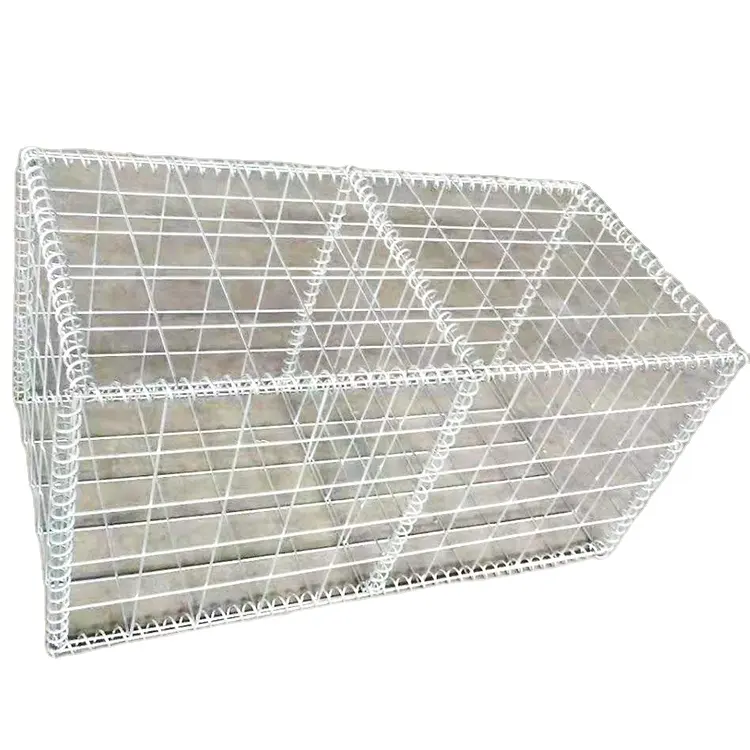 Clôture soudée de 4mm et 5mm, Cage en pierre de Gabions, grille métallique pour mur de retenue de Gabions malaisie