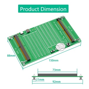 Laptop DDR4/5 Speicher-Testkarte, SO DDR4/DDR5 Diagnosekarte, Schaltung-Testwerkzeug für Laptop DDR4/5 Speicher Stick