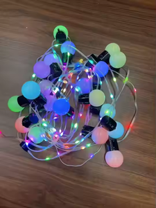 Decoración de vacaciones LED Cadena de luces Navidad RGB Cadena de luces con 10M 20 100 Bombillas LED - Product Image 3