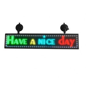 Leuchten Sie den laufenden Text LED-Auto anzeige bildschirm Digital Bus Destination Board RGB WiFi Moving Message Werbung LED Signage Board - Product Image 3