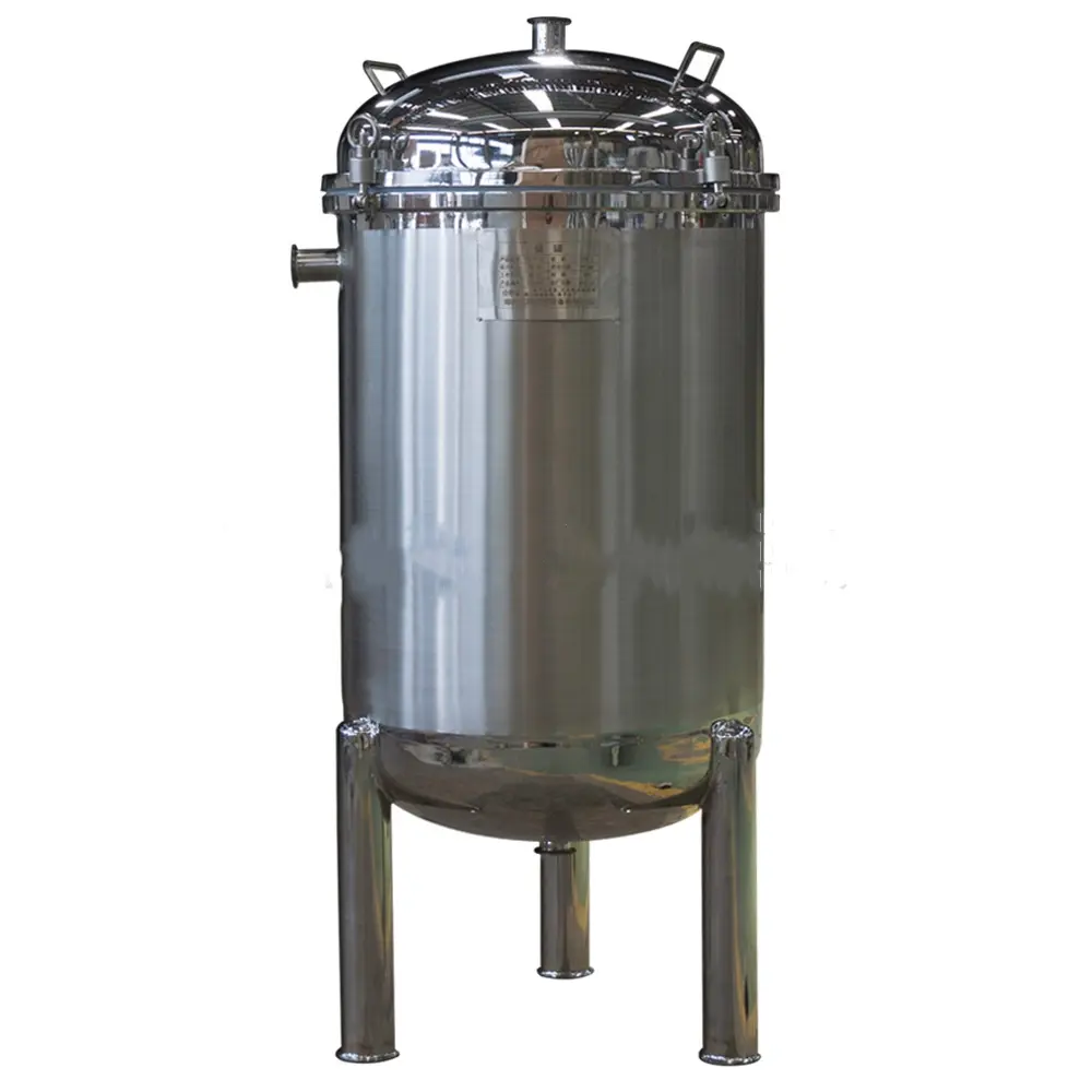 10000L Sanitary Food Grade Stainless Steel Insulated Jacket Double-layer Alcohol Storage Tank For Oil Industry