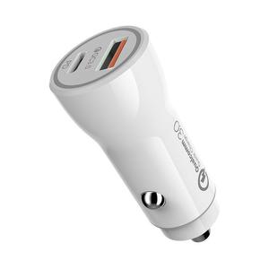 38W PD QC3.0 hızlı araç şarj çift bağlantı noktaları Usb A + C araç çakmak soket şarj adaptörü akıllı araç şarj aleti cep telefonu için - Product Image 1
