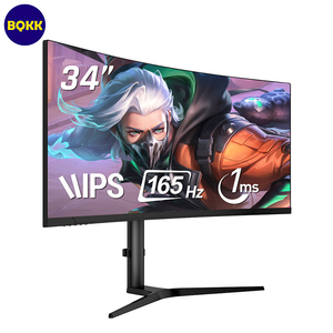 PC da gioco con schermo ampio con Design sottile da 34 pollici Monitor da Computer Desktop display da gioco 1500R Monitor da gioco 4K curvo - Product Image 1