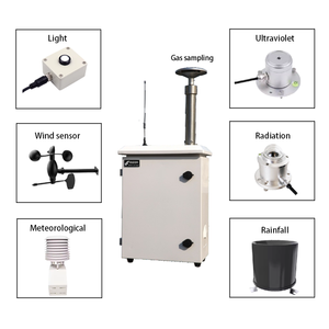 MONITOR di qualità dell'aria pm2. 5 PM10 sensore analizzatore di GAS CO NO2 SO2 O3 H2S polvere per esterni rilevatore di stazioni meteorologiche fisse - Product Image 2