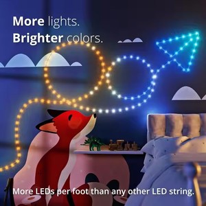 スマートLEDストリングライト (音楽同期 & アプリコントロール付き)-クリスマス、ハロウィーン、結婚式、パーティー、ホーム用装飾照明 - Product Image 4