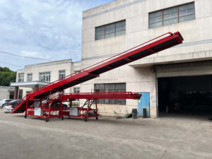 Two Section LC-M2C-9 Truck <strong>Loading</strong> <strong>Unloading</strong> Telescopic <strong>Conveyor</strong> Telescope Belt <strong>Conveyor</strong> for 40Feet <strong>Container</strong> - Product Image 4