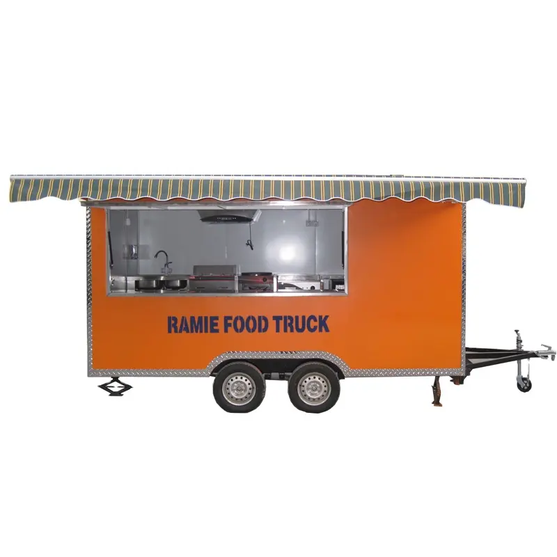 2024 Mobile Hamburgers Fabricant Food Trailer Carrinhos para Venda Carros Hot Dog Cart Food Truck