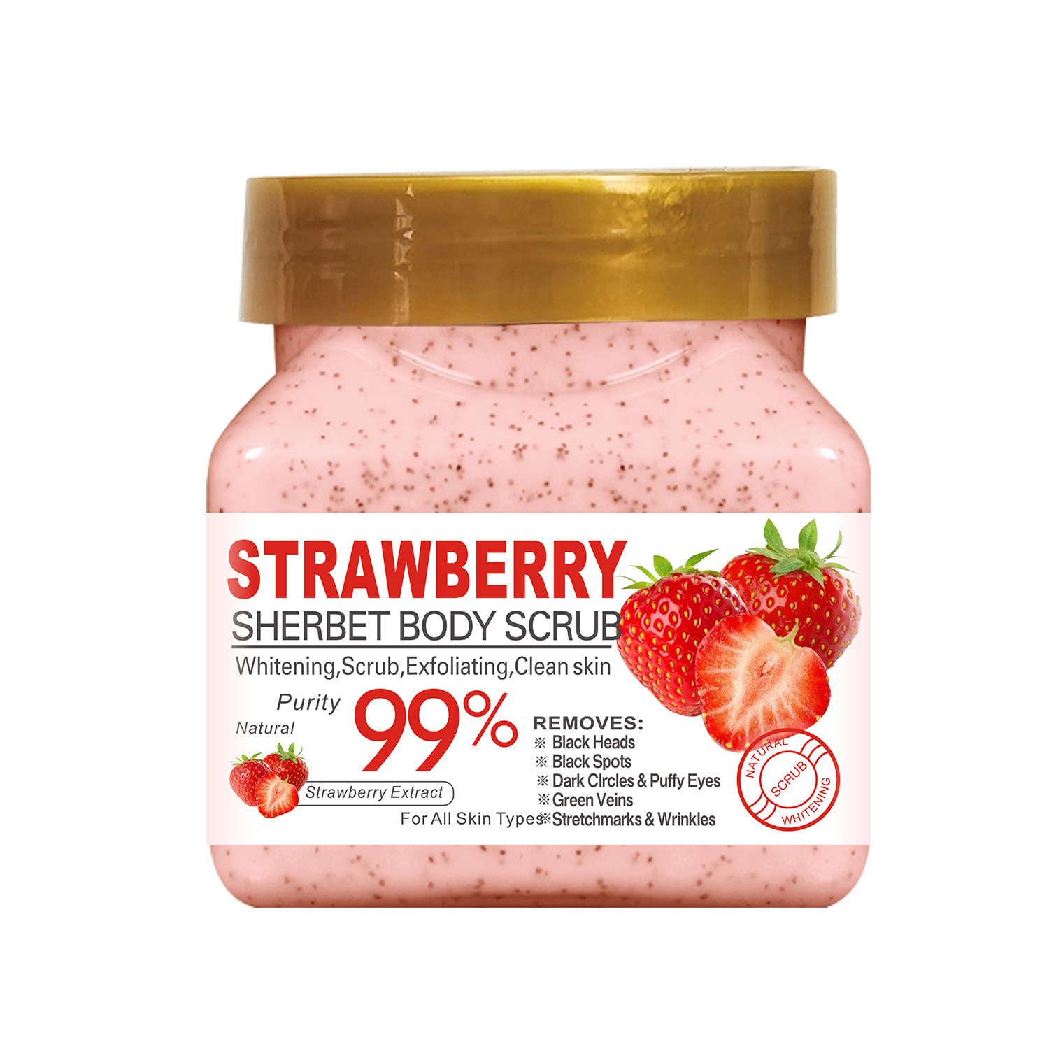 Gommage aux fraises