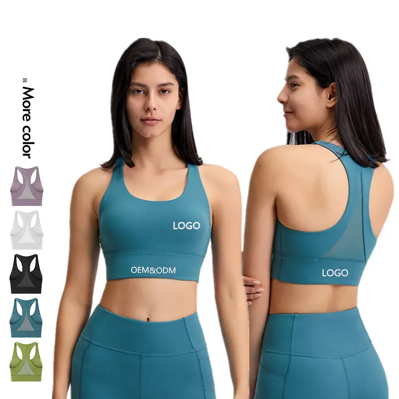 Sujetador deportivo personalizado para mujer, top sin mangas para entrenamiento, conjunto de gimnasio, ropa de yoga sin costuras, ropa deportiva