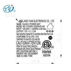 <strong>Intertek</strong> US Wall Type SELV Ac Dc <strong>Adapter</strong> 12v 2amp Power Supply <strong>Adapter</strong> - Product Image 5