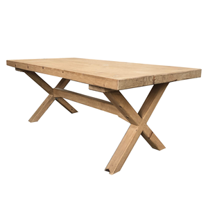 Mesa de jantar retangular natural antiguidade chinesa, fazenda, reconhecido, sólido
