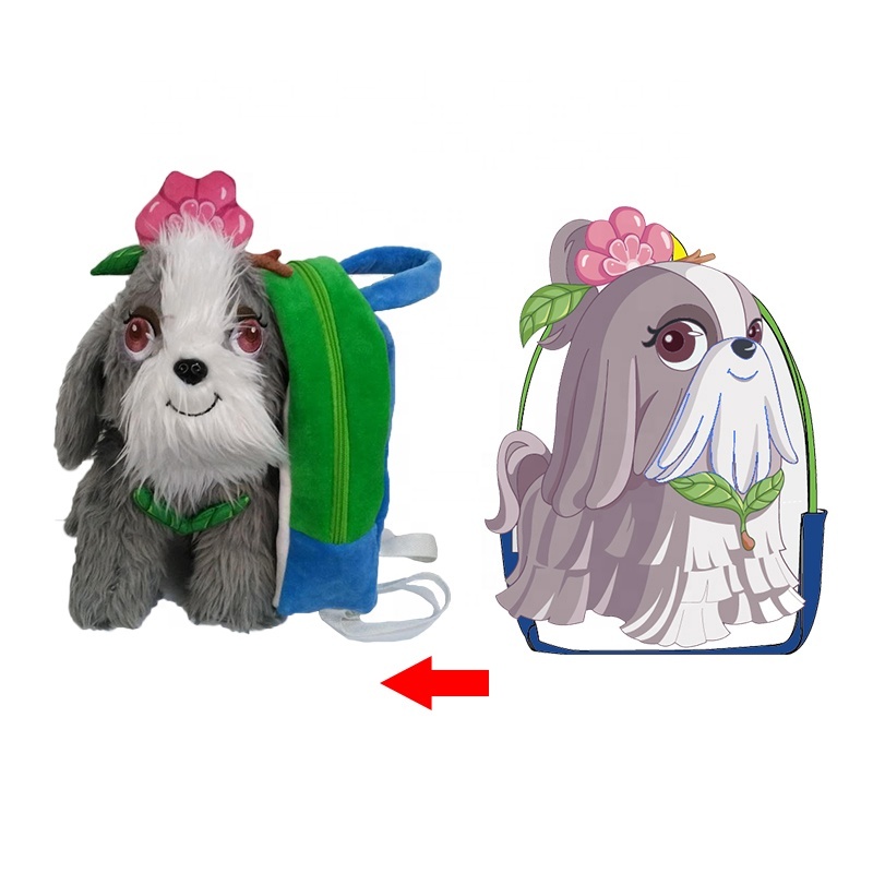 Sac à dos en peluche personnalisé