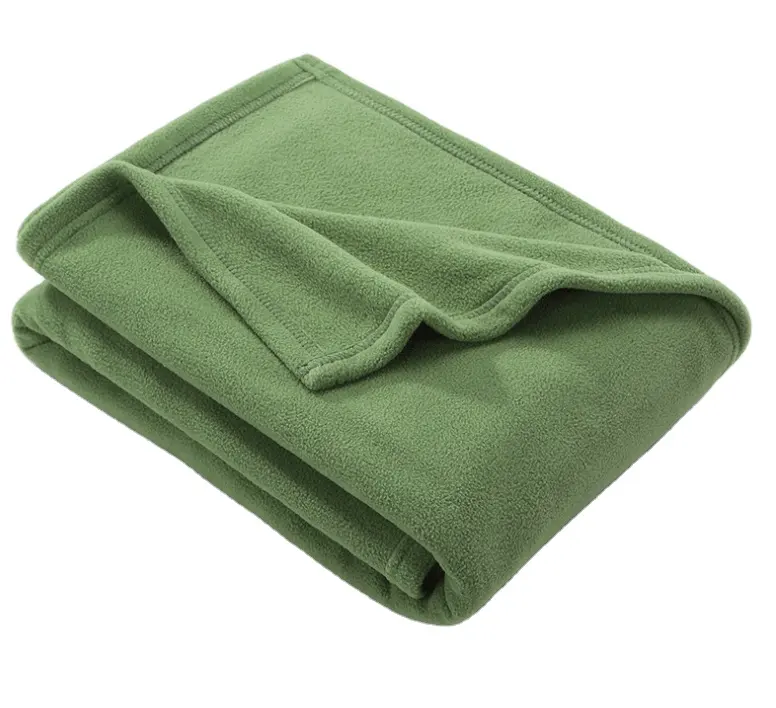 Cobertor de poliéster super macio de microfibra, cobertor portátil para venda quente