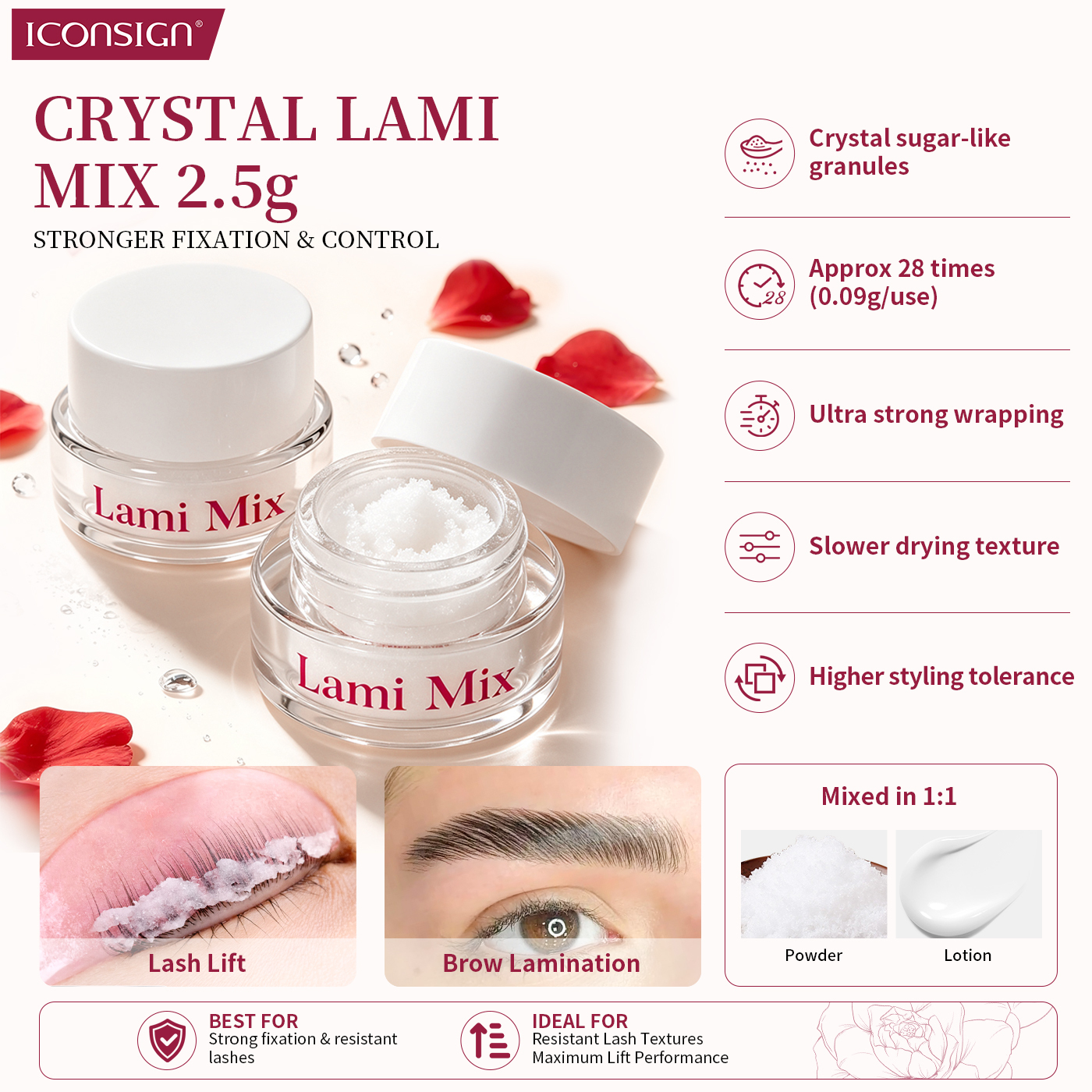 Polvere lifting LAMI MIX cristallina 2,5g