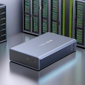 适用于ACASIS 2.5英寸双12tb usb-c至SATA 5gbps速度铝壳固态硬盘外置硬盘机箱，带RAID功能 - Product Image 3