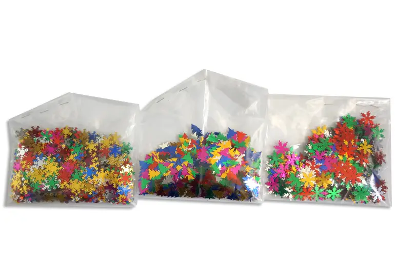 Custom Shape Color For Party Decoration PVC Confetti