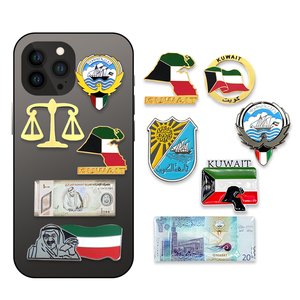 Tùy chỉnh kim loại dán quốc gia cờ dính <span class=keywords><strong>3D</strong></span> Kim Loại Logo 3m tùy chỉnh tùy chỉnh kim loại dán cho kuwait điện thoại di động trường hợp - Product Image 1