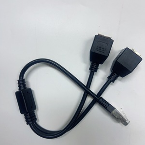 RJ45 Splitter LAN Ethernet adattatore cavo rete Internet cavo 1 maschio a 2 femmina adatto LAN presa Ethernet - Product Image 3