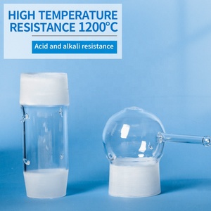 Customized High Purity Transparent clear <strong>Domed</strong> Polished Clear Quartz Plug Sleeve Glass <strong>Tube</strong> Furnace