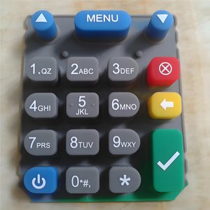 Teclado de membrana de goma de silicona personalizable de alta calidad, teclas de botón, producto Premium en la categoría de teclados y teclados - Product Image 2
