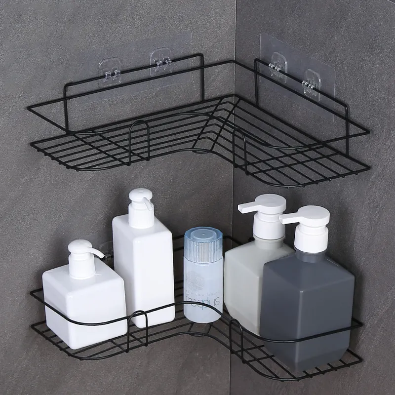 Sanga acier métal mural support de toilette organisateur salle de bain organisation coin étagère de rangement accessoires