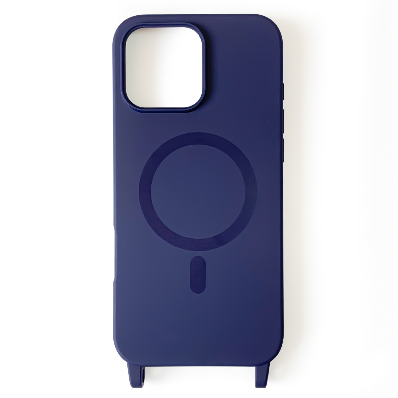 Bleu foncé (coque en matériau magnétique mat d'une seule pièce)