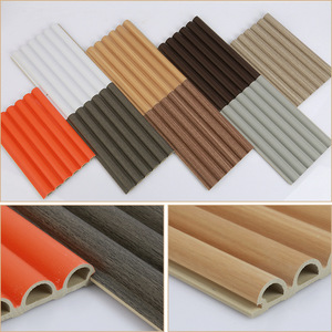 Popolare pannello di parete esterno WPC per ufficio a buon mercato rivestimento della parete esterna realizzato in materiale impermeabile a prova di umidità di plastica - Product Image 3