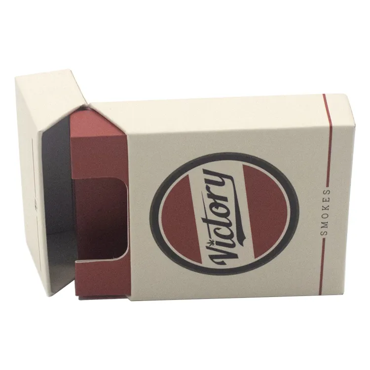 Scatola di carta usa e getta per scatola di sigarette in cartone stampato personalizzato per sigaretta