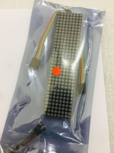 MAX7219 modulo a matrice di punti microcontrollore 4 In un Display con linea 5P LED rosso/blu/verde display vendita calda