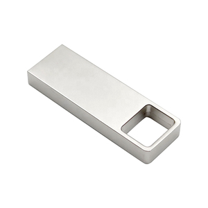 经典方形金属记忆促销礼品金属u盘带定制标志 - Product Image 1