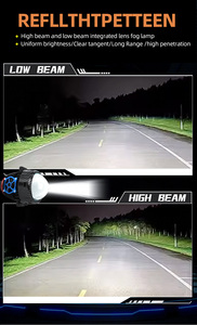 Sfida LD5 53Watts 6000K <span class=keywords><strong>bi</strong></span>-led chiếu đèn pha 3 inch ống kính máy chiếu cho xe hơi tự động Sương Mù Ánh sáng và đèn pha - Product Image 3