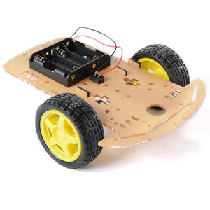 Neues Motor Smart Robot Car Chassis Kit Geschwindigkeit geber Batterie kasten 2WD Für Arduino Diy Kit - Product Image 4