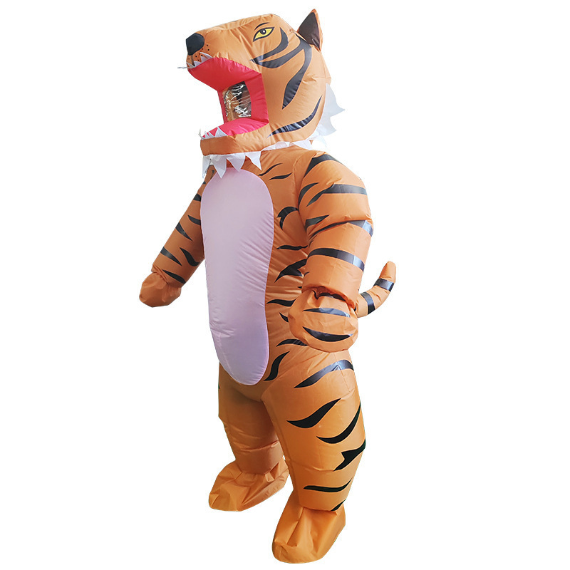 Fz2327l tiger inflatable costume 155-190cm
