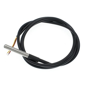 Tipo impermeable DS18B20 Sensor de temperatura digital Sonda Cable de detección de temperatura del agua Paquete de acero inoxidable impermeable - Product Image 1