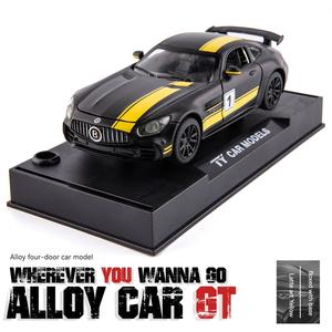 1:32 diecast model arabalar oyuncak Benz GTR Babos alaşım araba modeli ses ve ışık kapıları ile açık geri çekme metal arabalar model oyuncaklar - Product Image 6