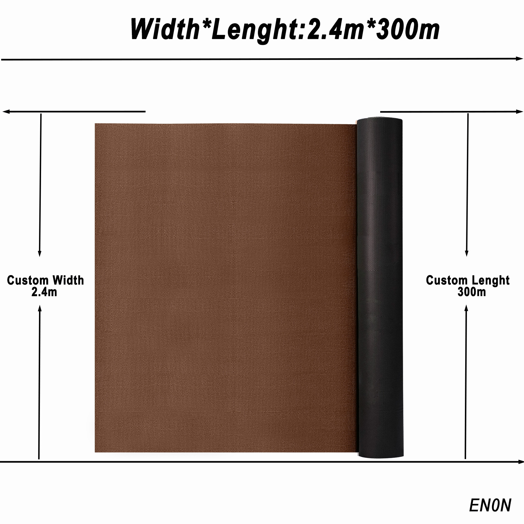 Marron Largeur 2,4 m