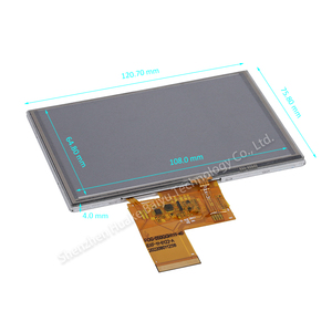 OEM 5 "Diagonal LCD 800x480 Pixel Parallele Schnitts telle FPC-Verbindung 5,0 Zoll Standard Resistive TFT Display mit Touchscreen - Product Image 3