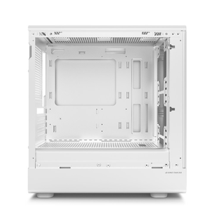 Hurricane Beast Black Side Estructura dividida transparente con placa base pequeña, computadora para juegos, estuche vacío de escritorio - Product Image 6