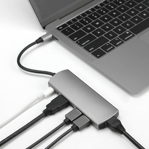 VCOM 7 in 1 adattatore Hub USB multiporta Splitter dati tipo C a HDMI USB un RJ45 Audio Dock di espansione per Computer - Product Image 3