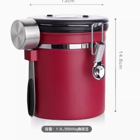 Medium size, retro red (1.3L approx. 500g)